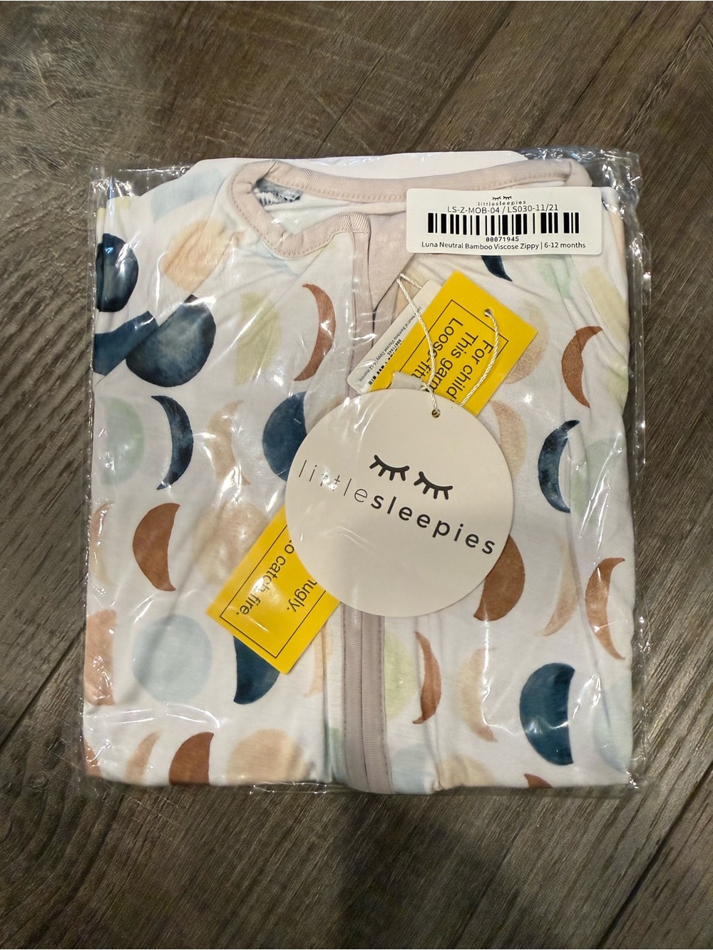 NIB Little Sleepies Luna Zippy